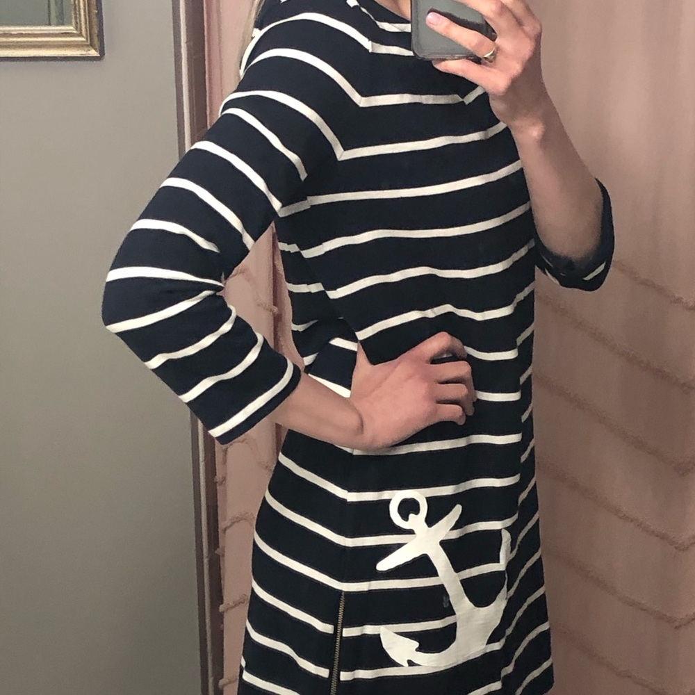 J. Crew Maritime Stripe Anchor Dress - Picture 5 of 15